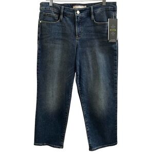 Athleta Women's Straight Leg Jeans in Dark Wash Blue